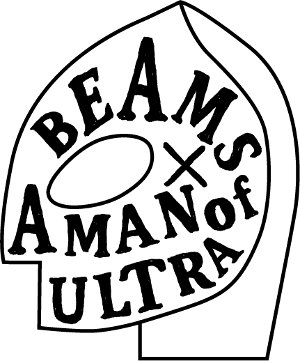 「BEAMS」×「A MAN of ULTRA」コラボレーションマーク