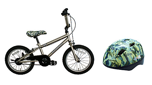 「ウエカモ」ウルトラマン16型自転車＆ウルトラマン カブロヘルメットV