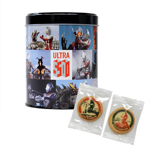 ウルトラマンシリーズ放送開始50年記念 プリントクッキー缶（10枚入り）