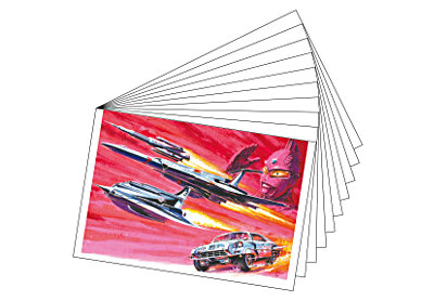 「完全版ウルトラセブンフレーム切手セット」プレミアムポストカード(郵便はがきサイズ)