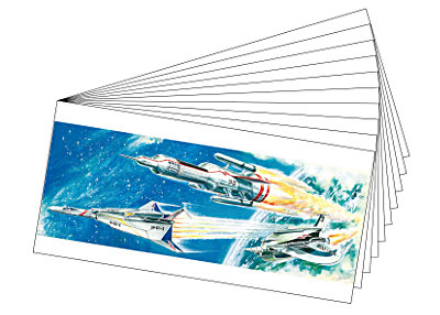 「完全版ウルトラセブンフレーム切手セット」プレミアムポストカード(大判はがきサイズ)