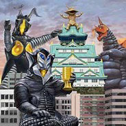 梅田ロフト「怪獣絵師 開田裕治とウルトラマンの世界展」怪獣壁画コースター