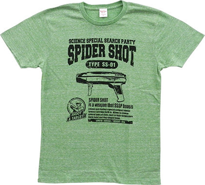 Tシャツ「科学特捜隊 SPIDER SHOT」