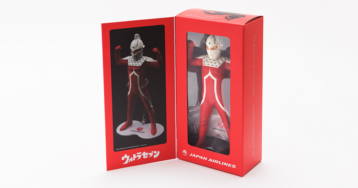 特価品◆エクスプラス JAL コラボ限定 初代ウルトラマン スペシウム光線ポーズ JALカラーVer. JAL　SHOPPING　ORIGINAL ウルトラマン