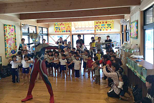 「ウルトラマン基金」福岡県被災地支援訪問活動報告