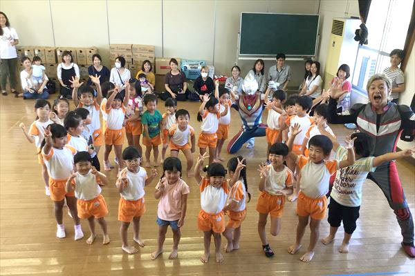 「ウルトラマン基金」福岡県被災地支援訪問活動報告