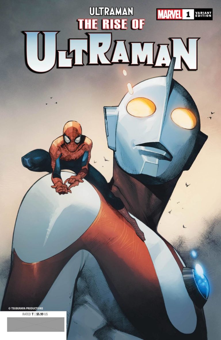 ウルトラマン×スパイダーマン!マーベル・コミックス『THE RISE OF ULTRAMAN』1巻のヴァリアントカバー公開