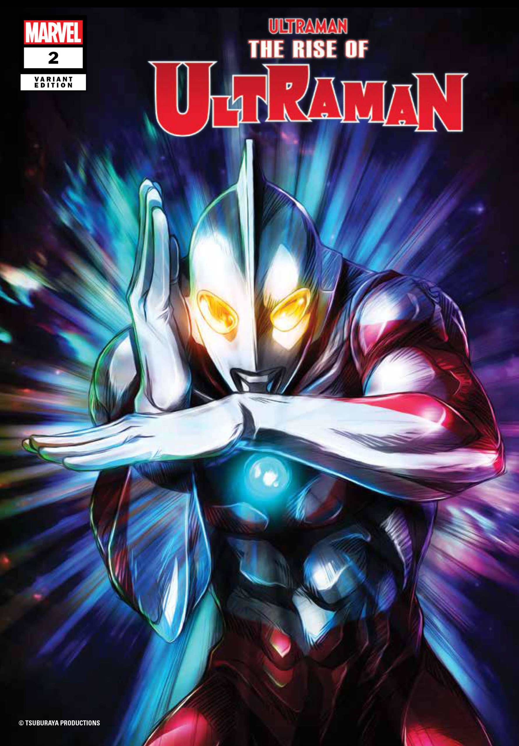 マーベル・コミックス『THE RISE OF ULTRAMAN』1巻のヴァリアント 