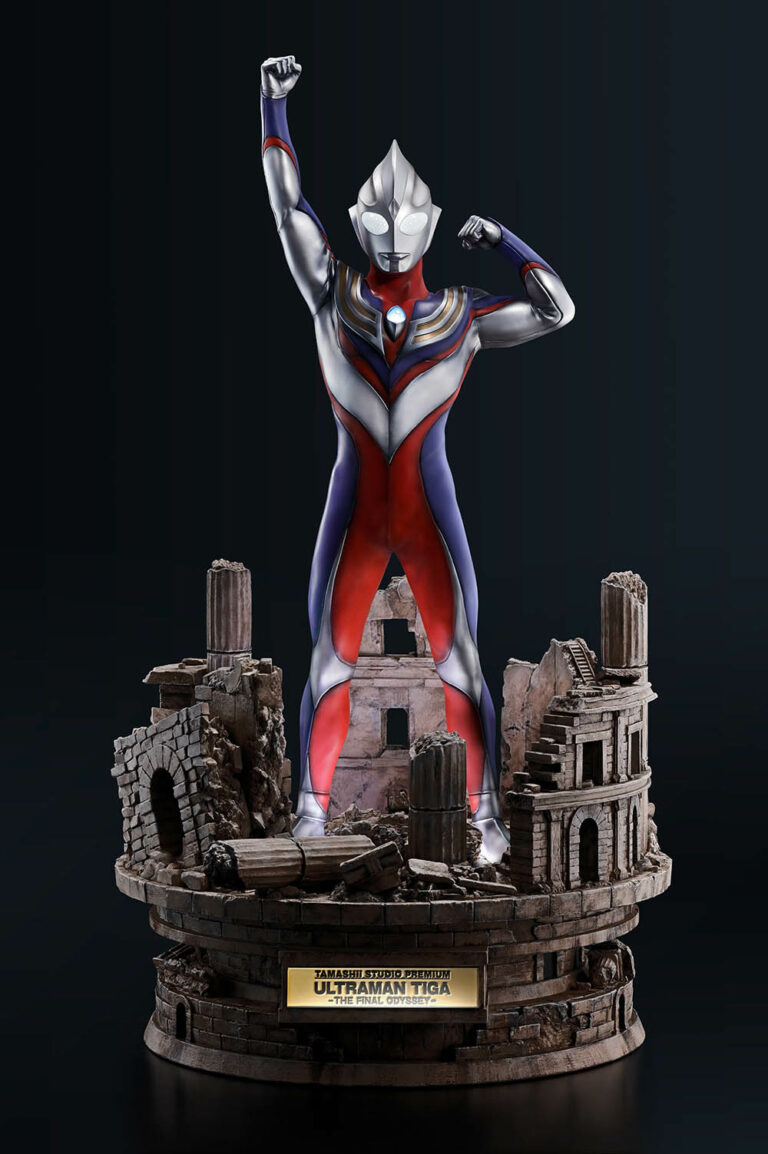 「魂之工房 ウルトラマンティガ -THE FINAL ODYSSEY-」2021年12月10日(金)16時より受注開始、全高約670mmの圧倒的サイズで、ウルトラマンティガを具現化