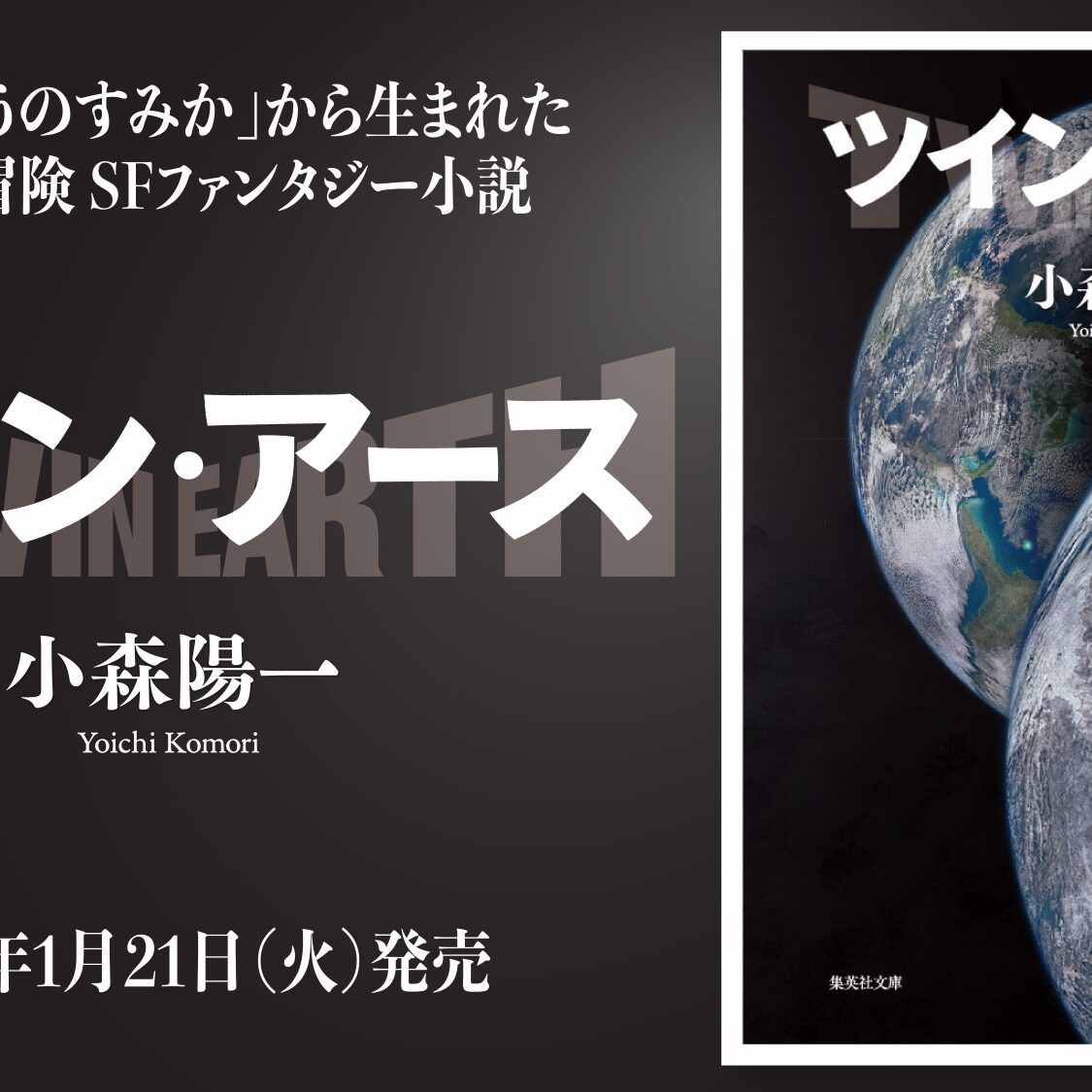 かいじゅうのすみか」から生まれた冒険SFファンタジー小説「ツイン