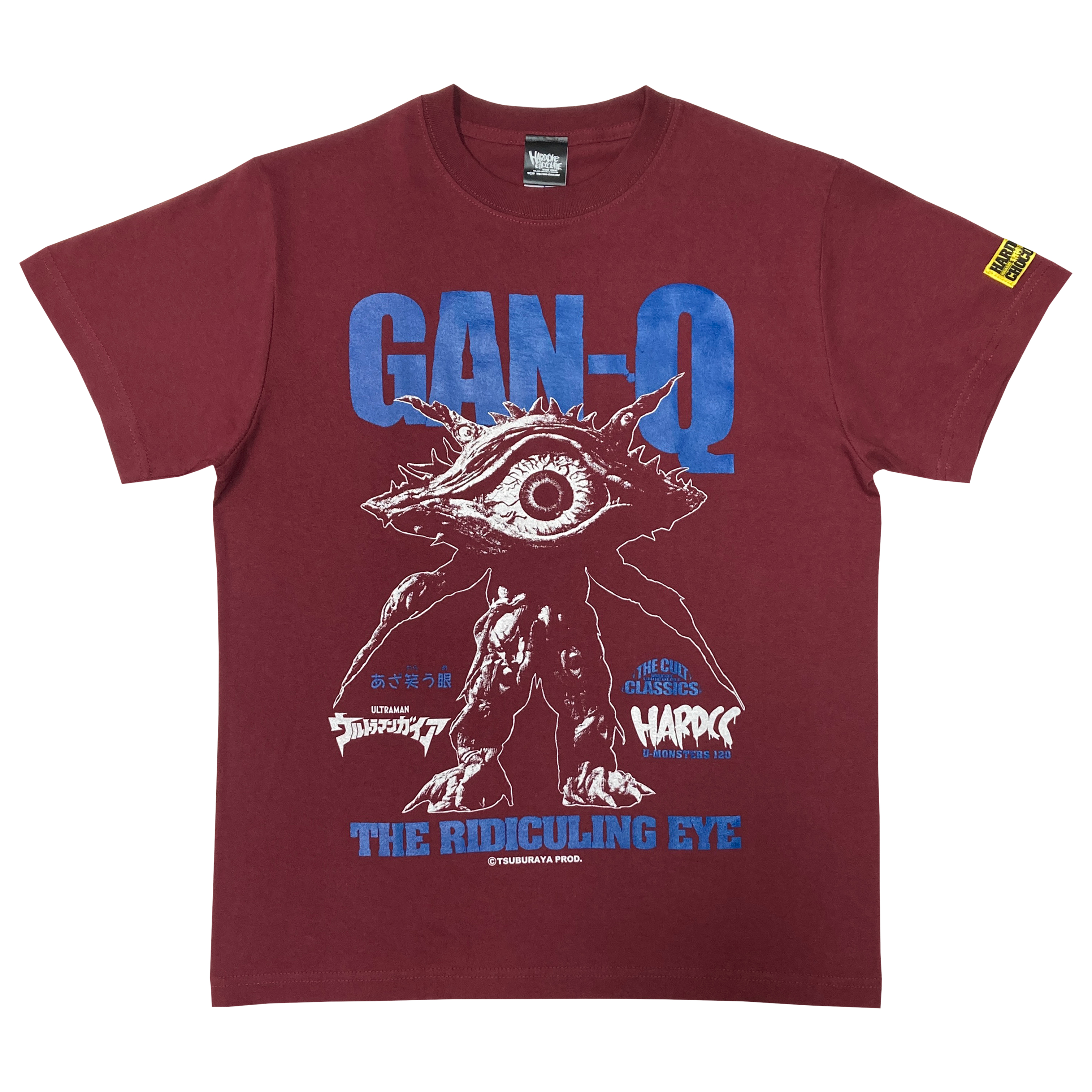 Tシャツ ガンQ（コードNo.01バーガンディ）