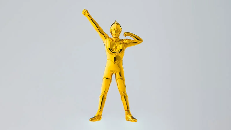 世界限定100体「ウルトラマン純金フィギュア」ニッポン放送「ラジオリビング」で発売
