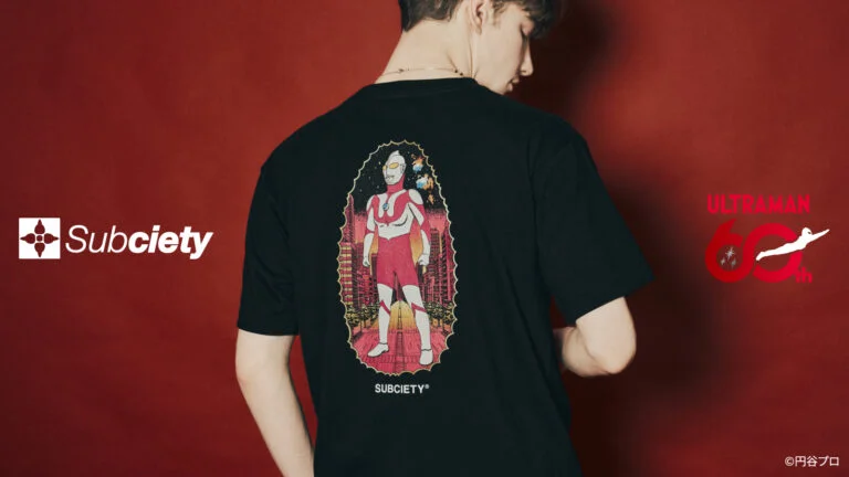 ウルトラマンシリーズ60周年コラボ「Subciety」より描き下ろしのグラフィックのアパレルなど全10型が発売!